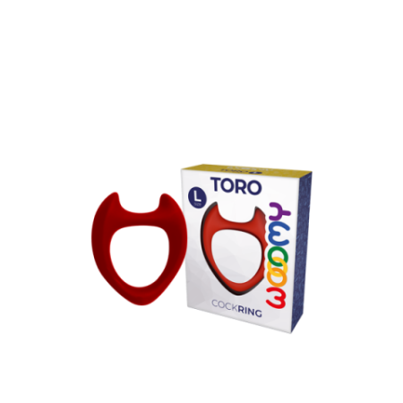 Эрекционное кольцо Toro от Wooomy красное L